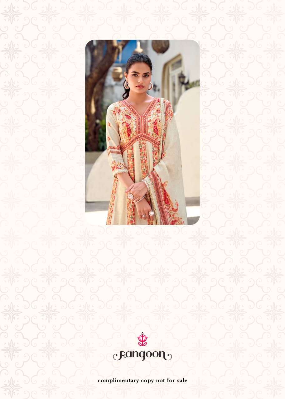Rangoon Rang Mahal Anarkali Suits Catalog collection 7