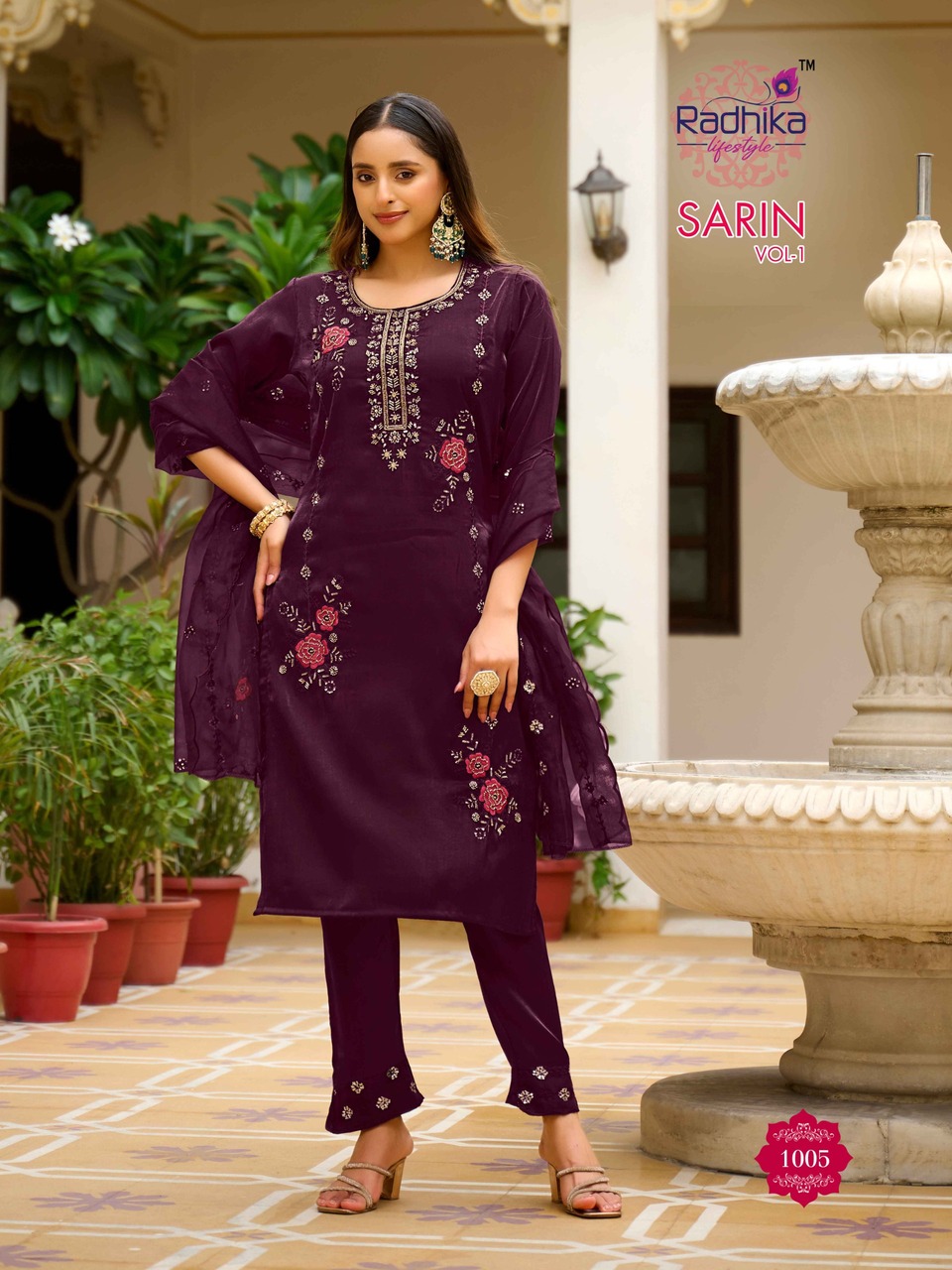 Radhika Lifestyle Sarin Readymade Dress Catalog collection 7