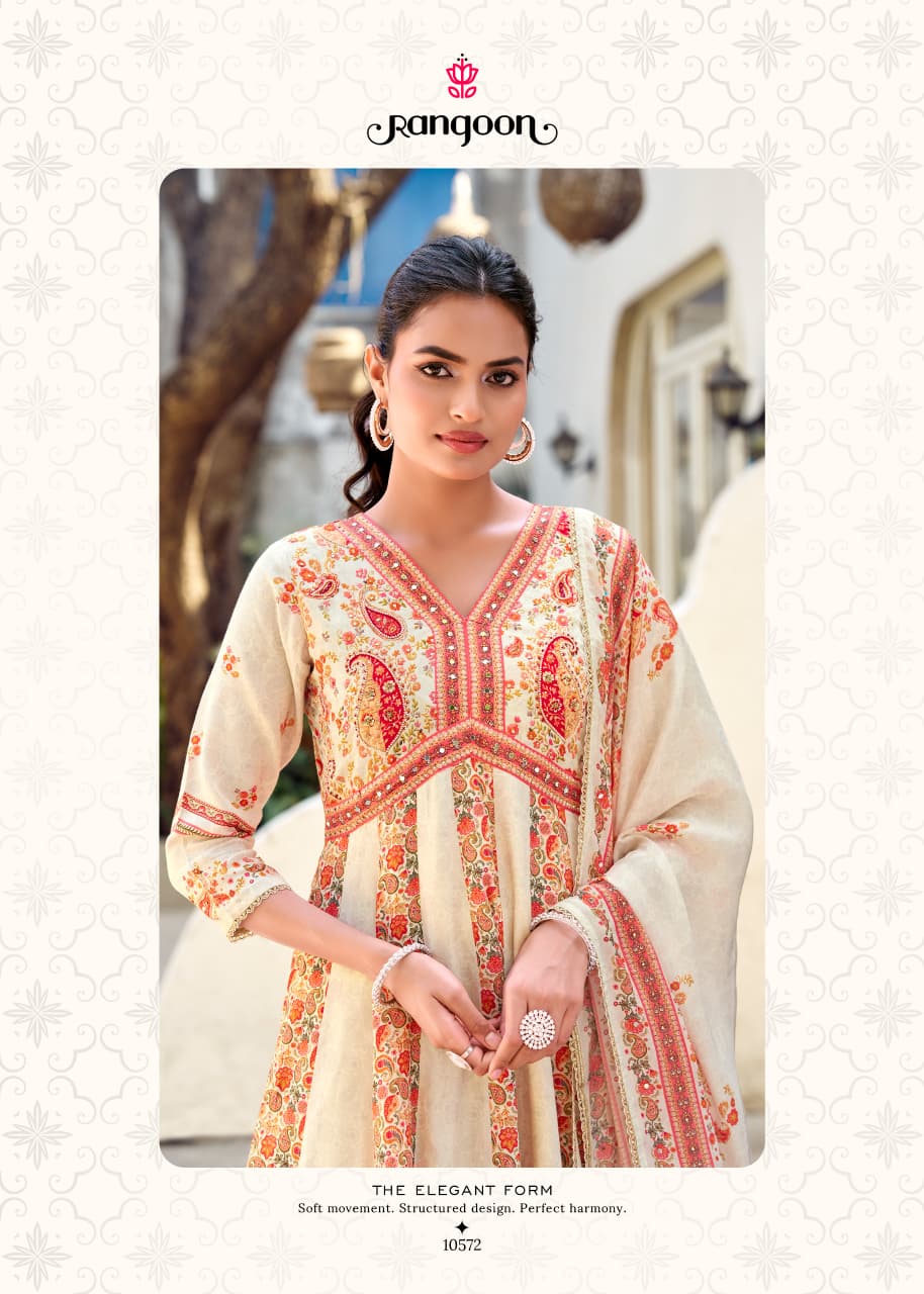 Rangoon Rang Mahal Anarkali Suits Catalog collection 4