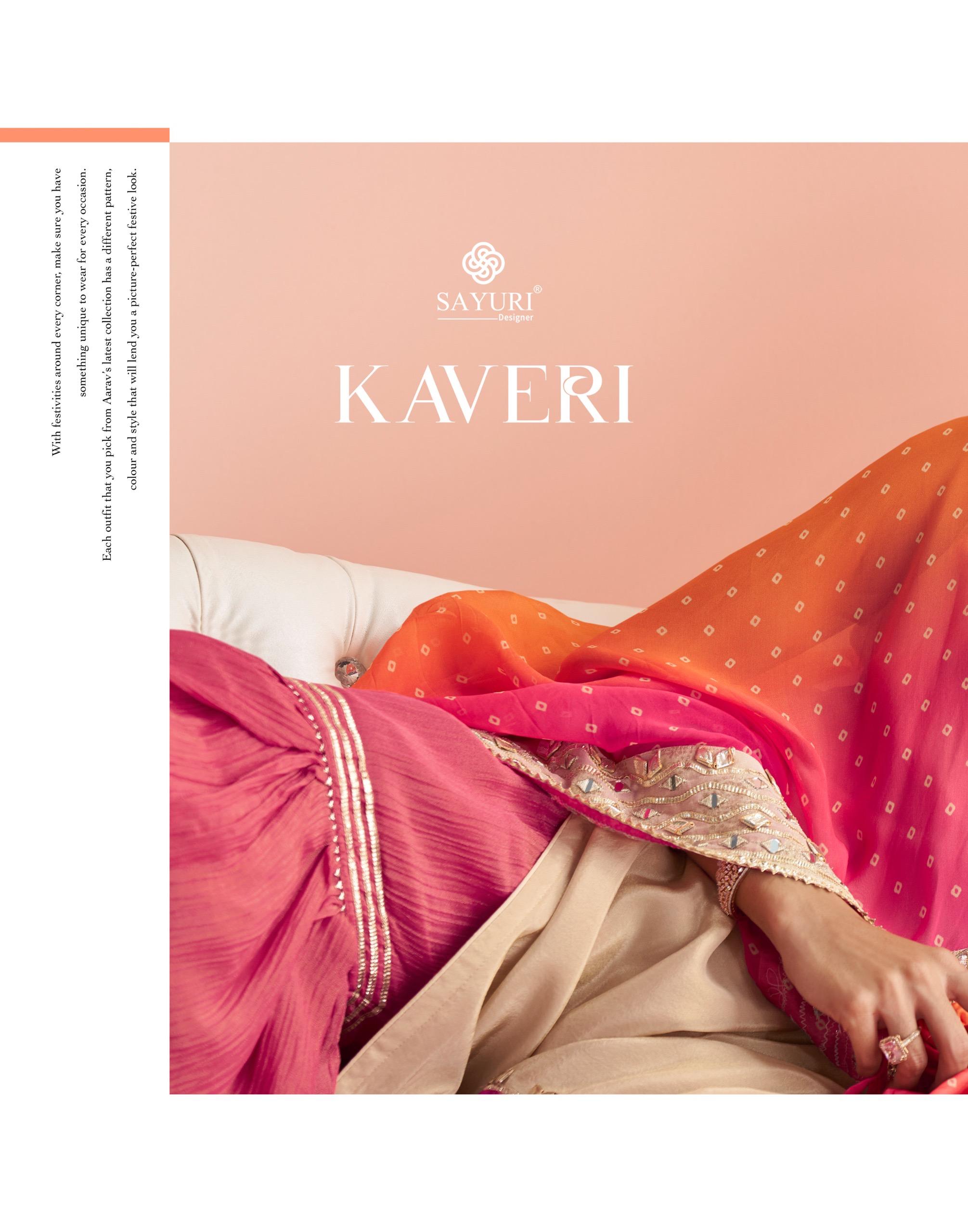 Sayuri Designer Kaveri Designer Salwar Suits Catalog collection 7