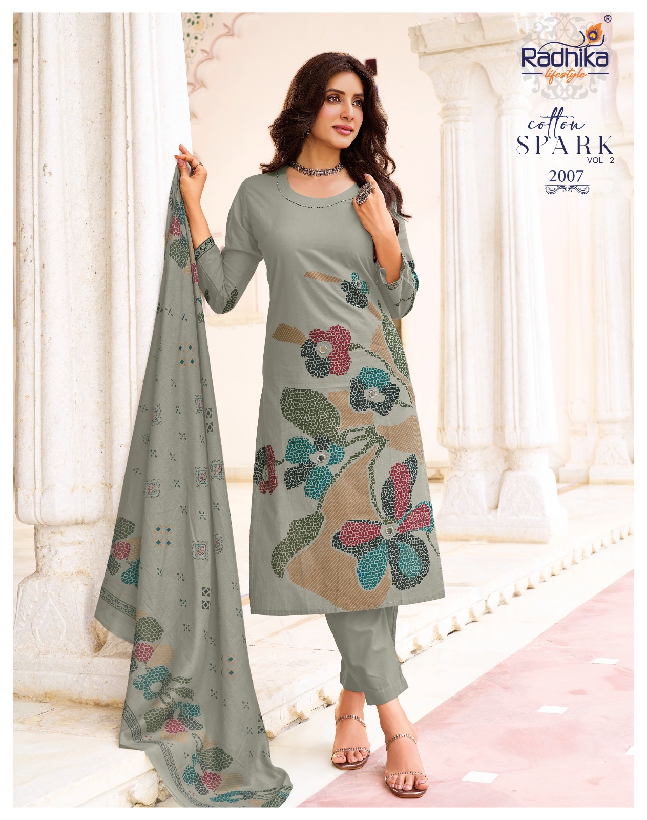 Radhika Lifestyle Cotton Spark 2 Cotton Salwar Kameez Catalog collection 3