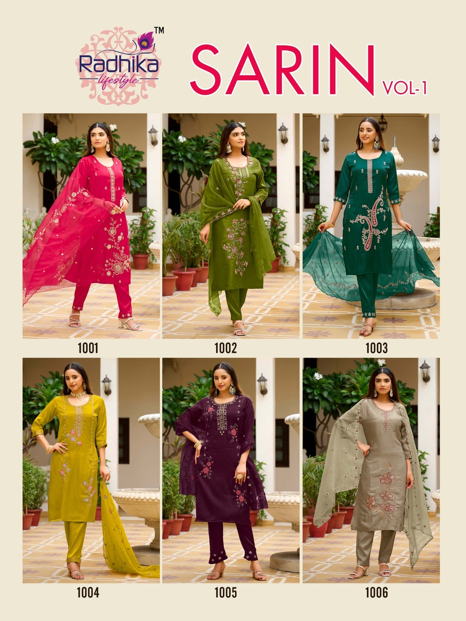 Radhika Lifestyle Sarin Readymade Dress Catalog collection 4