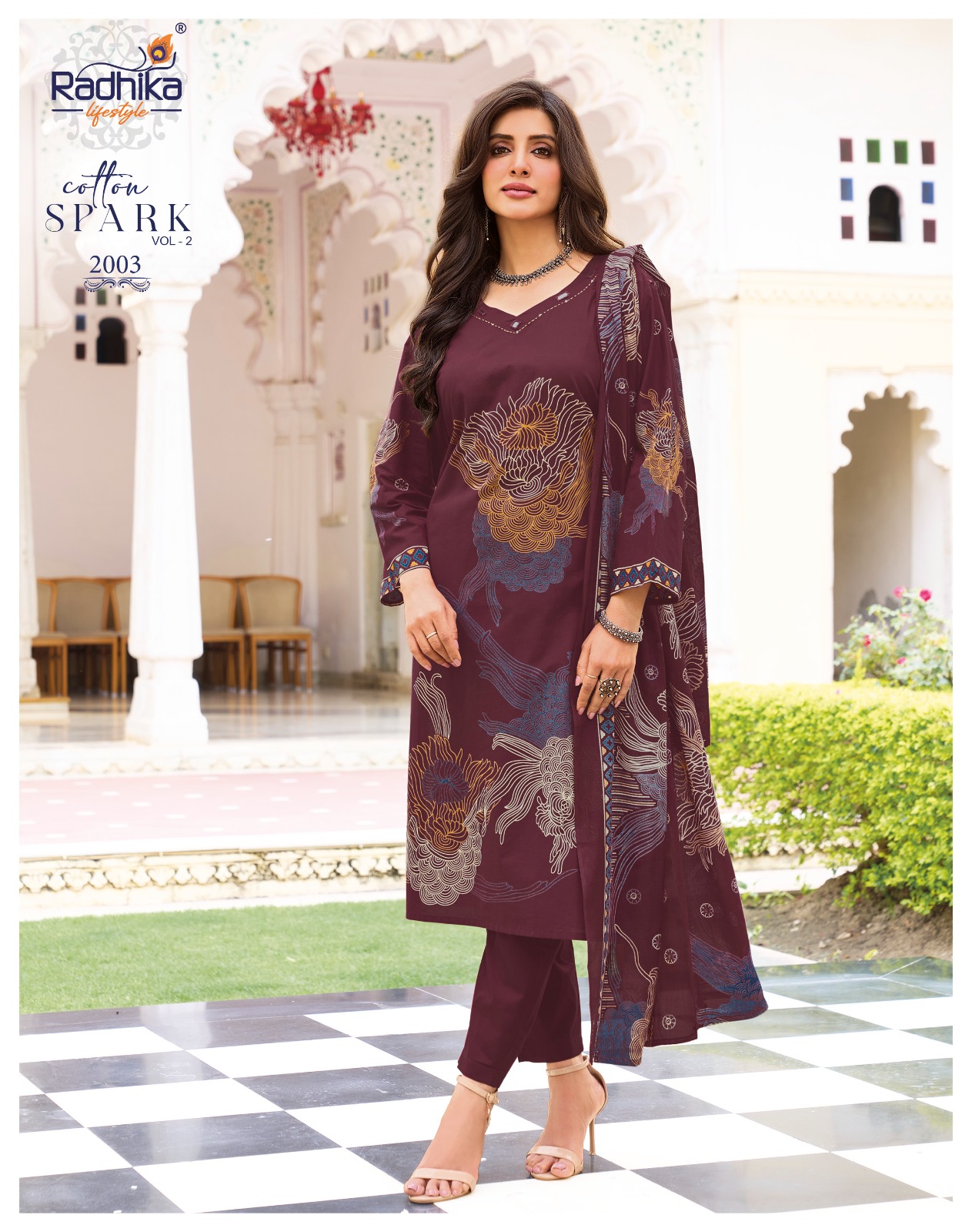 Radhika Lifestyle Cotton Spark 2 Cotton Salwar Kameez Catalog collection 10