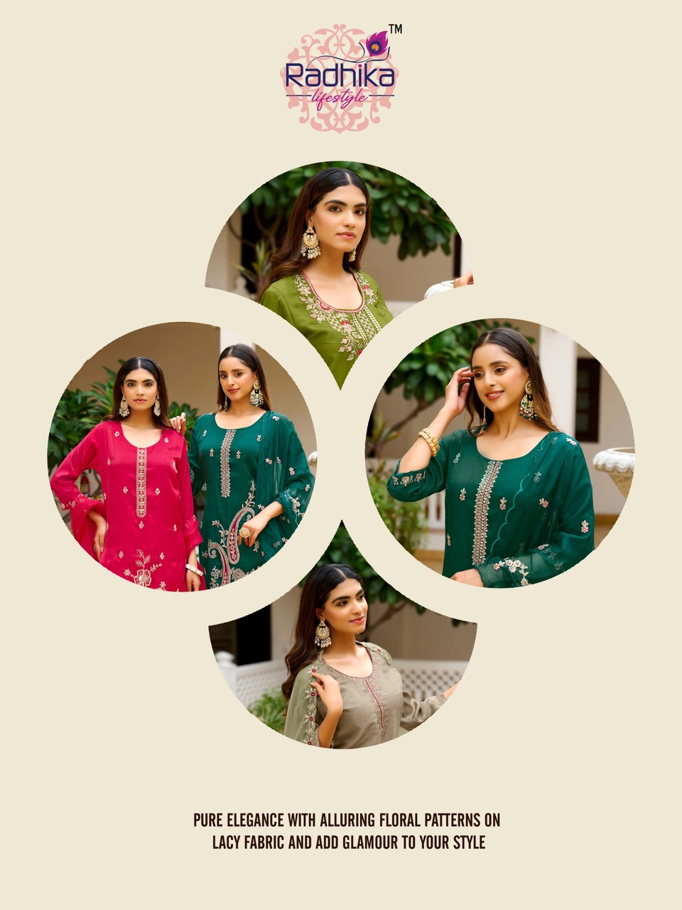Radhika Lifestyle Sarin Readymade Dress Catalog collection 3