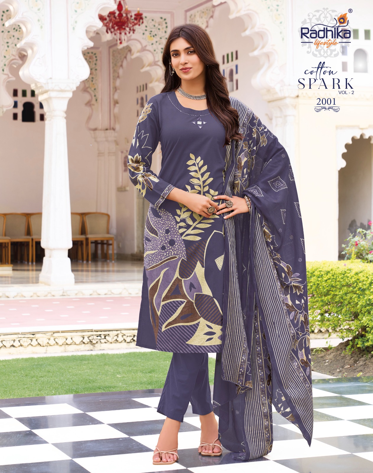 Radhika Lifestyle Cotton Spark 2 Cotton Salwar Kameez Catalog collection 13