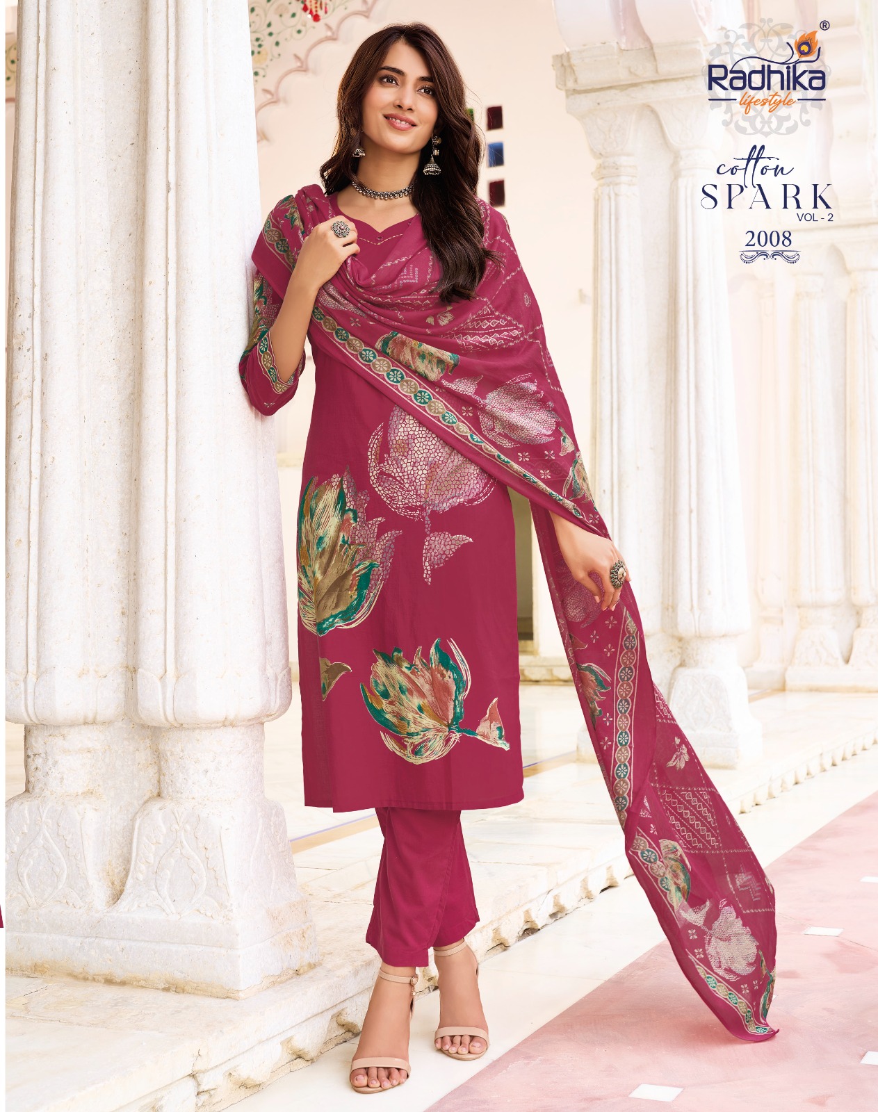 Radhika Lifestyle Cotton Spark 2 Cotton Salwar Kameez Catalog collection 1