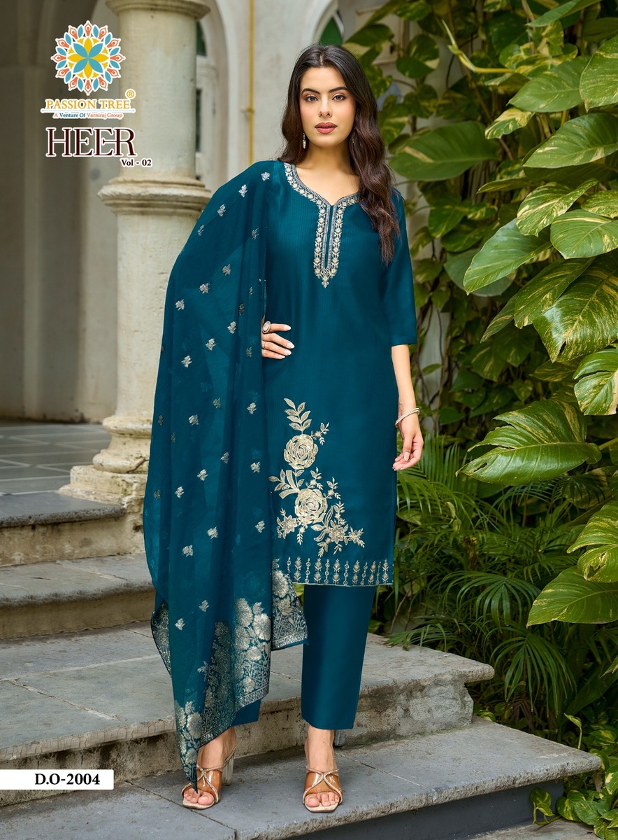 Passion Tree Heer Vol 2 Embroidery Salwar Kameez Catalog collection 4
