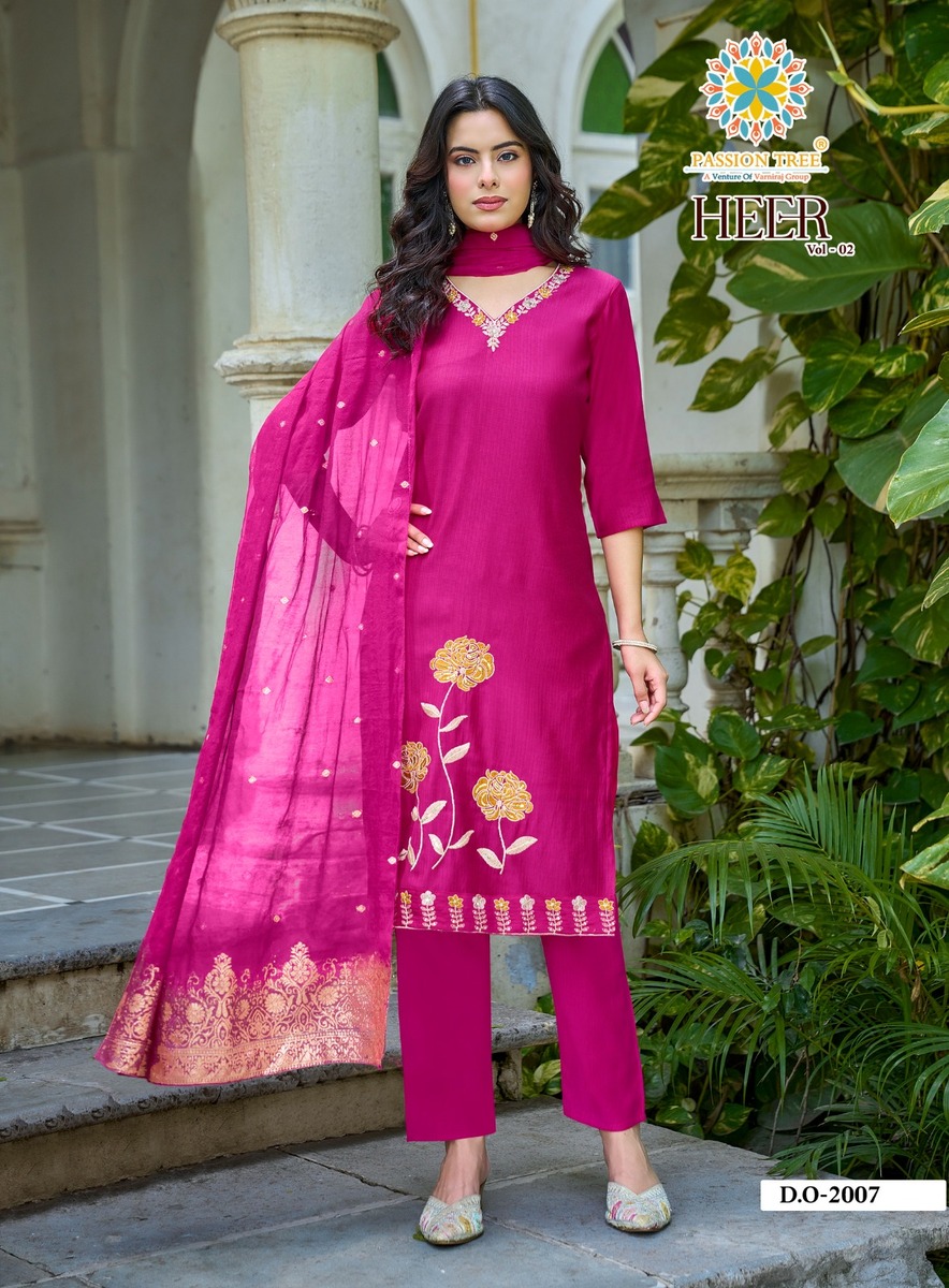 Passion Tree Heer Vol 2 Embroidery Salwar Kameez Catalog collection 3