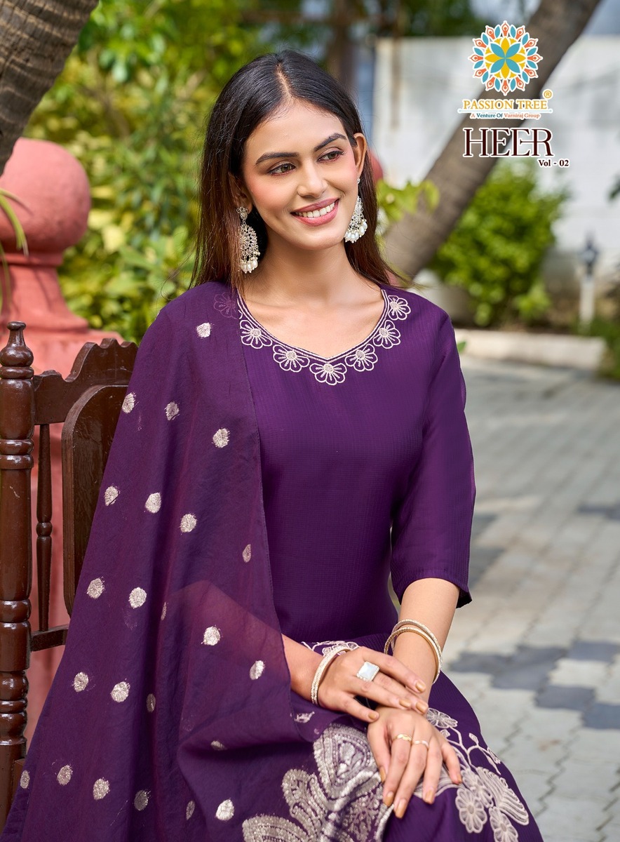 Passion Tree Heer Vol 2 Embroidery Salwar Kameez Catalog collection 9