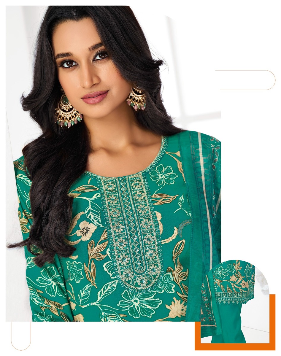 Radhika Lifestyle Rivazo Vol 5 Printed Salwar Kameez Catalog collection 4