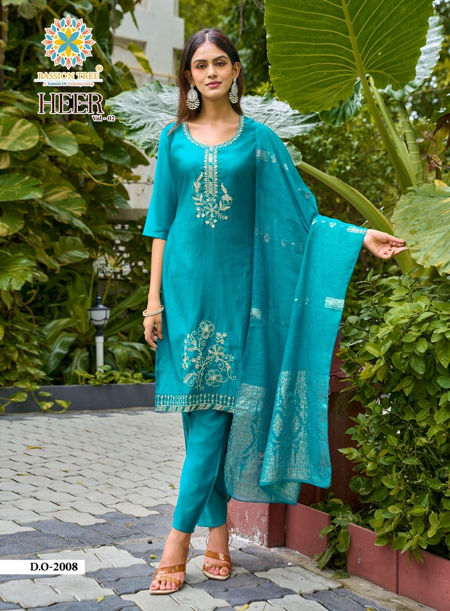 Passion Tree Heer Vol 2 Embroidery Salwar Kameez Catalog collection 10