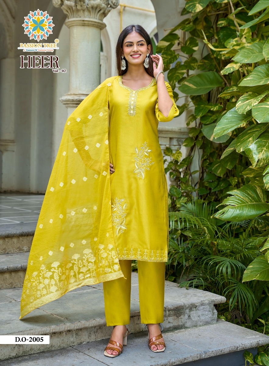 Passion Tree Heer Vol 2 Embroidery Salwar Kameez Catalog collection 5