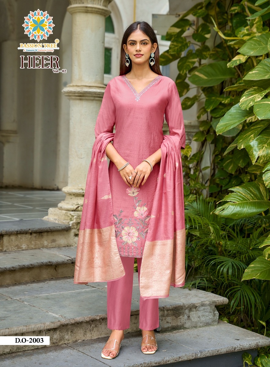 Passion Tree Heer Vol 2 Embroidery Salwar Kameez Catalog collection 6