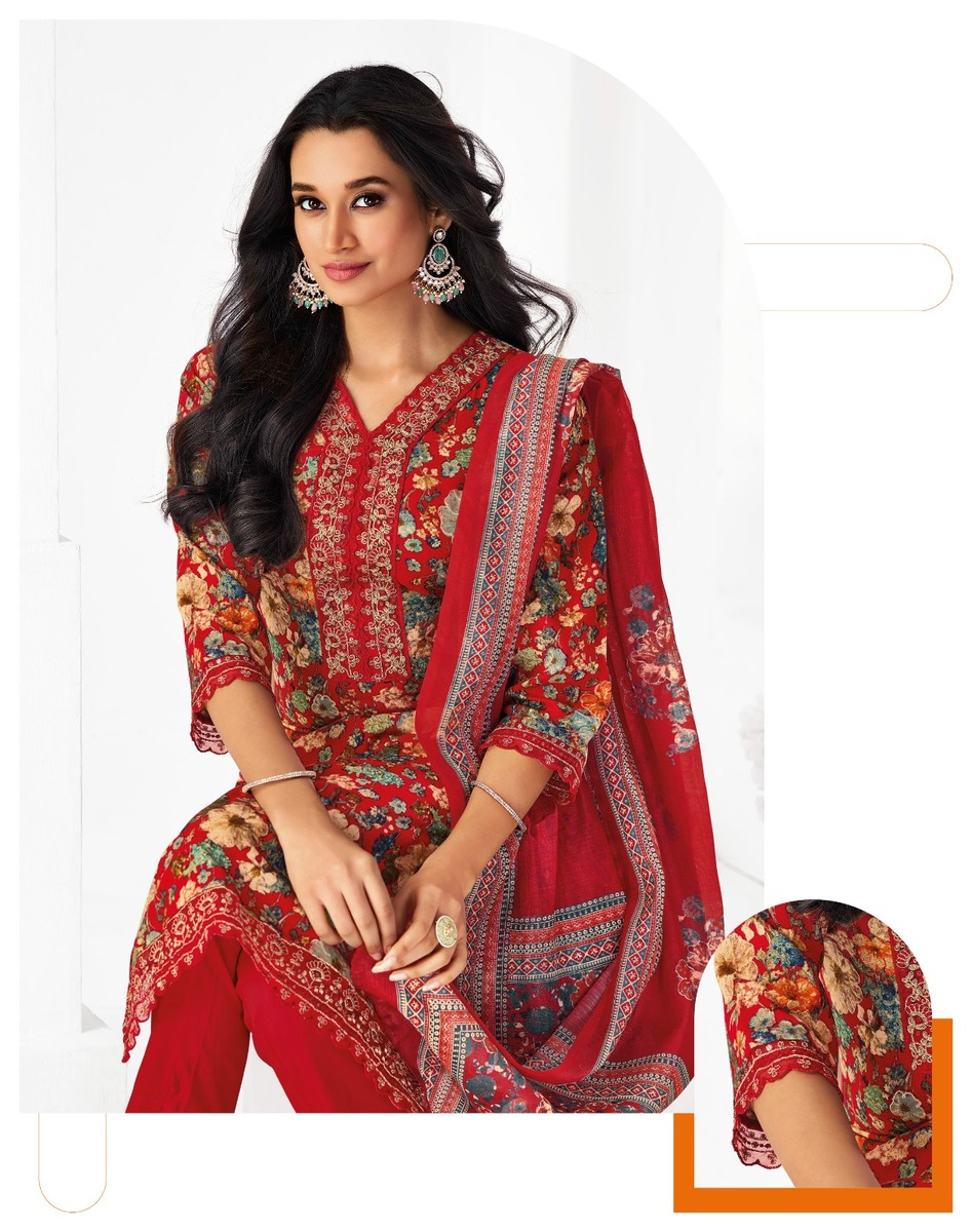 Radhika Lifestyle Rivazo Vol 5 Printed Salwar Kameez Catalog collection 9