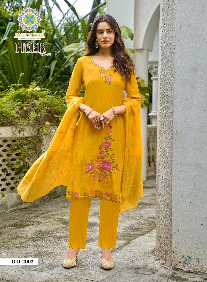 Passion Tree Heer Vol 2 Embroidery Salwar Kameez Catalog collection 8