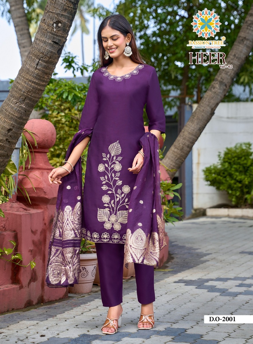Passion Tree Heer Vol 2 Embroidery Salwar Kameez Catalog collection 7