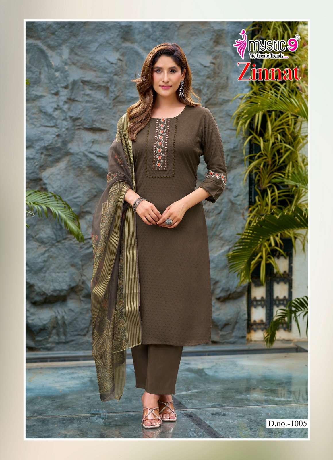 Mystic 9 Zinnat Readymade Dress Catalog collection 1