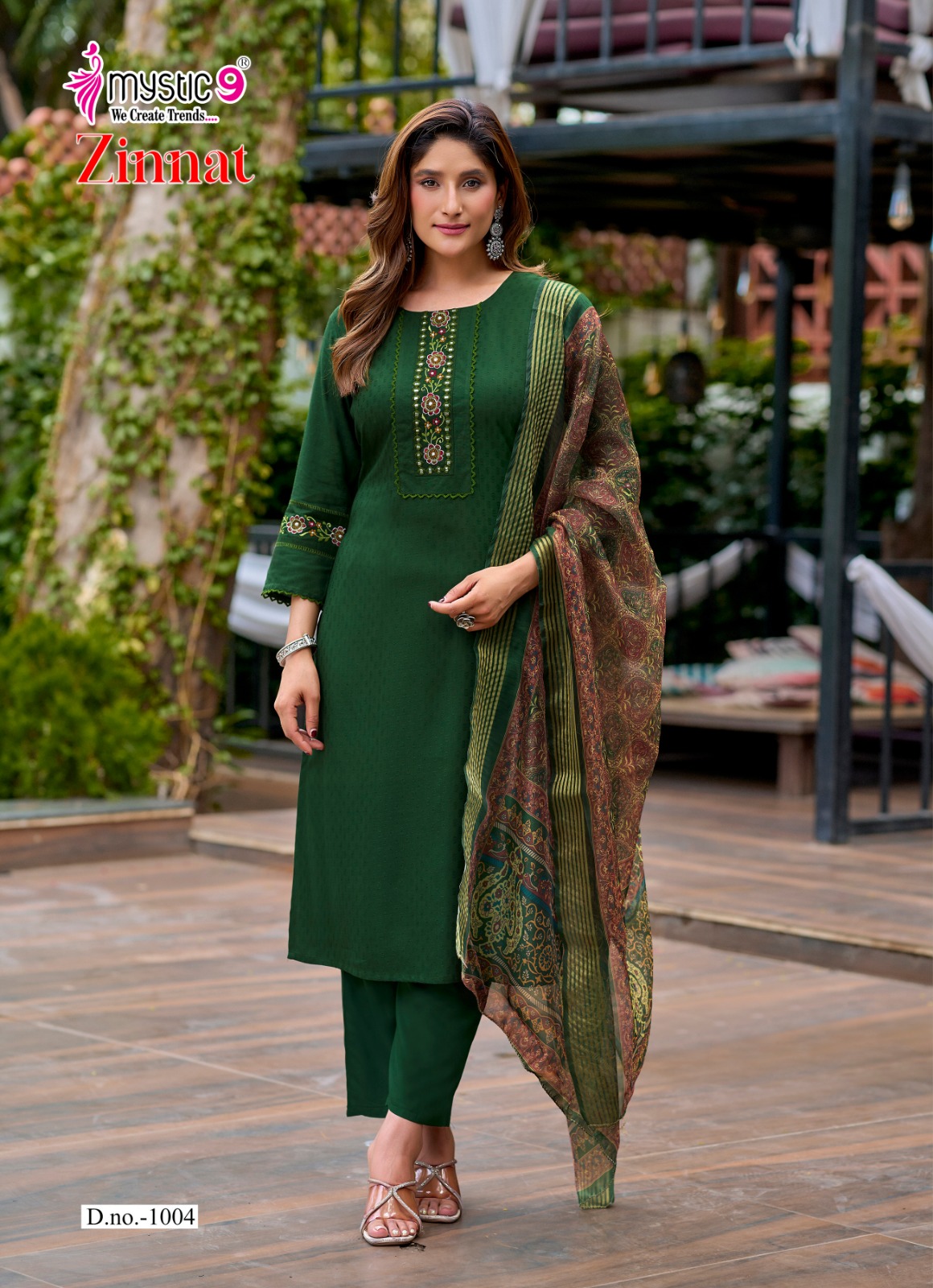 Mystic 9 Zinnat Readymade Dress Catalog collection 14