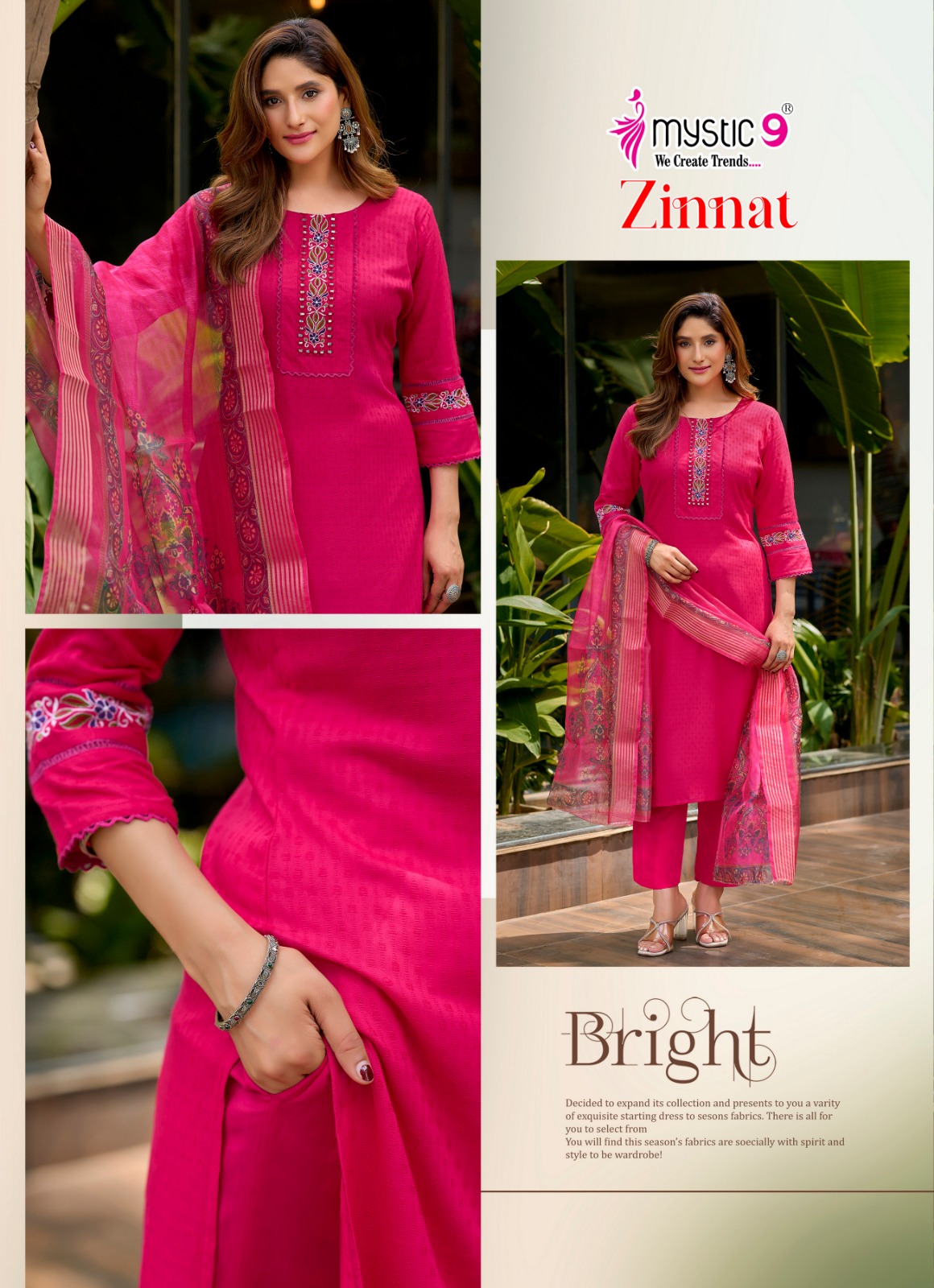 Mystic 9 Zinnat Readymade Dress Catalog collection 10