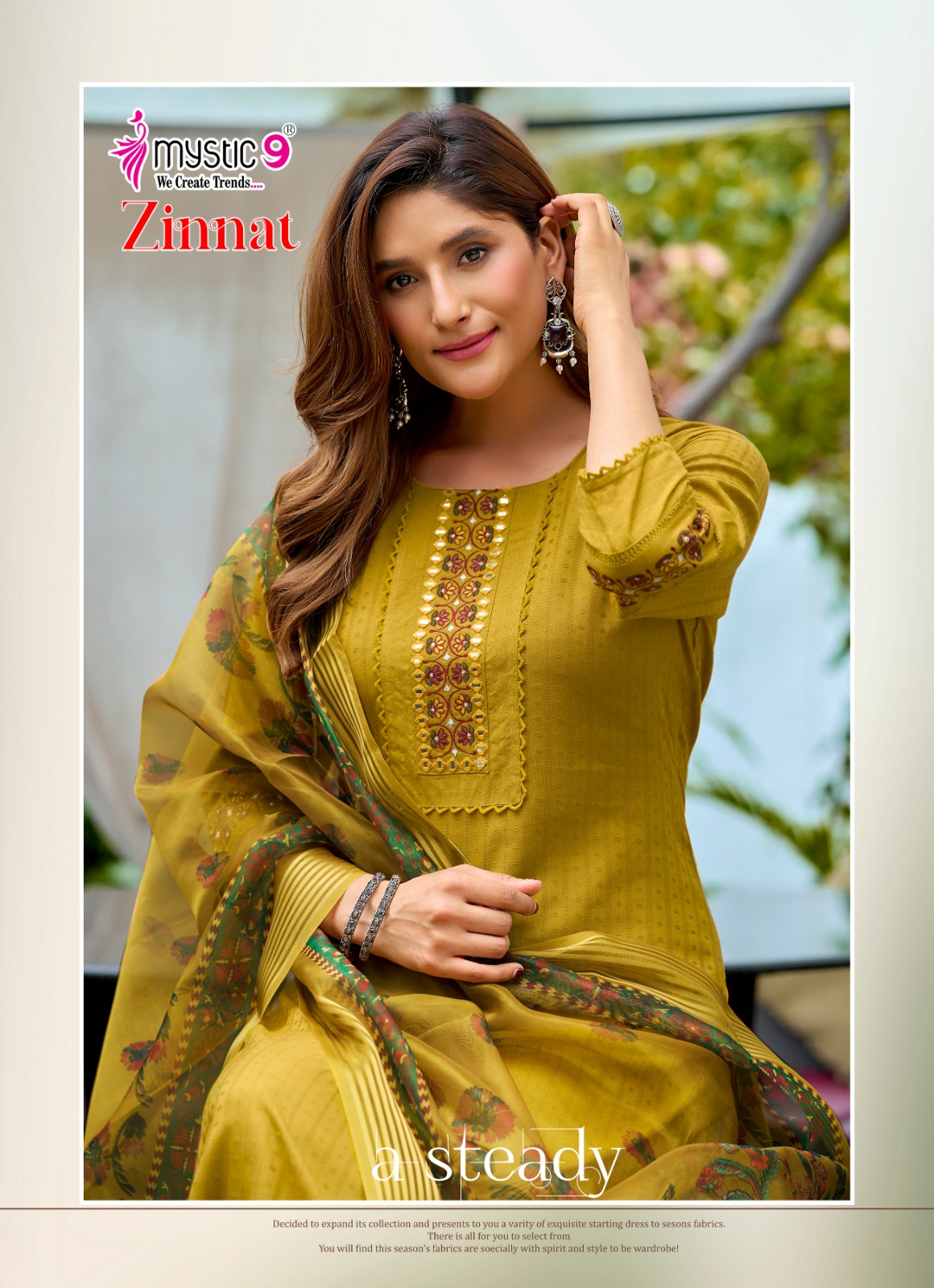 Mystic 9 Zinnat Readymade Dress Catalog collection 5