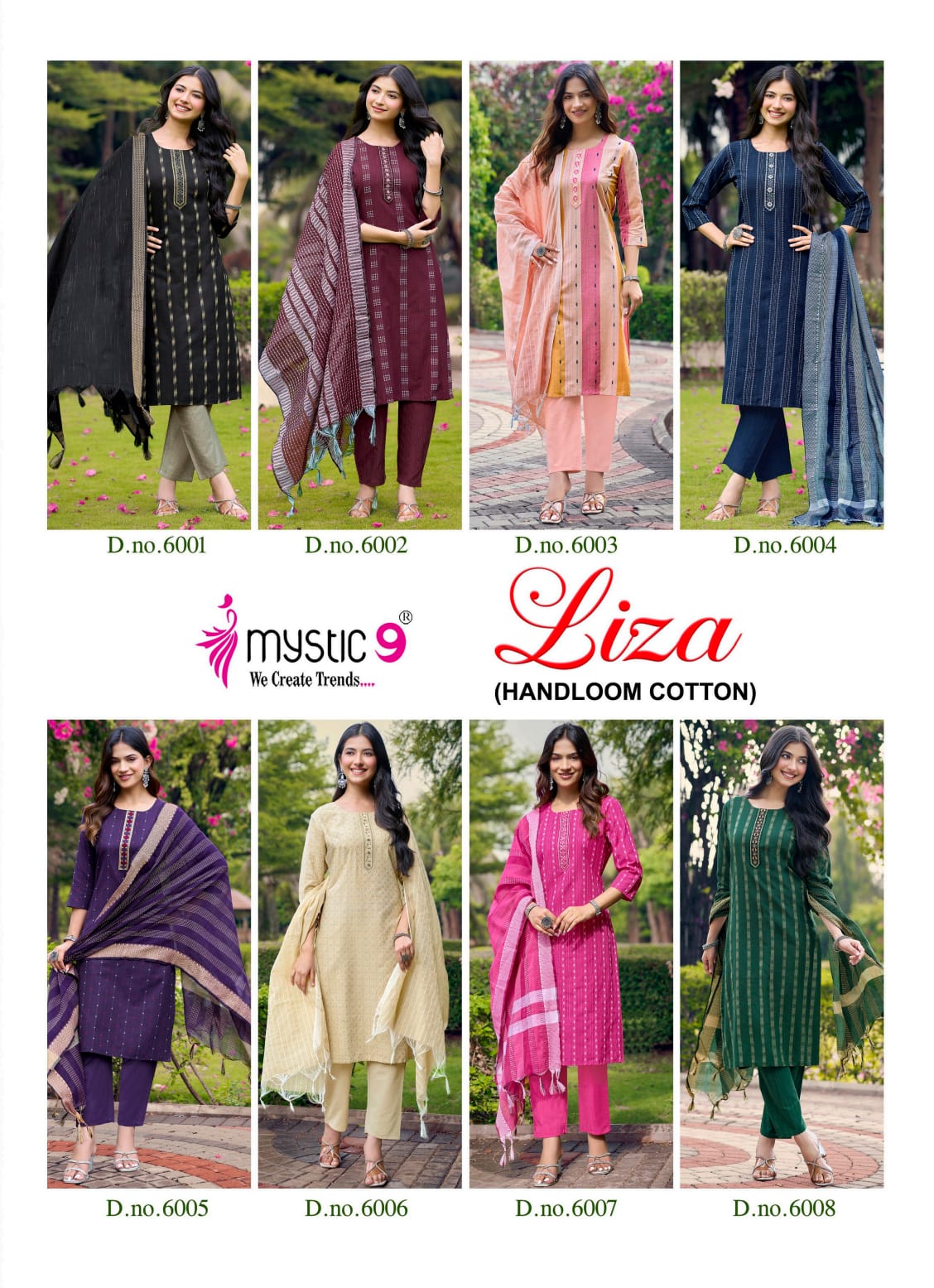 Mystic 9 Liza Vol 6 Cotton Salwar Kameez Catalog collection 11