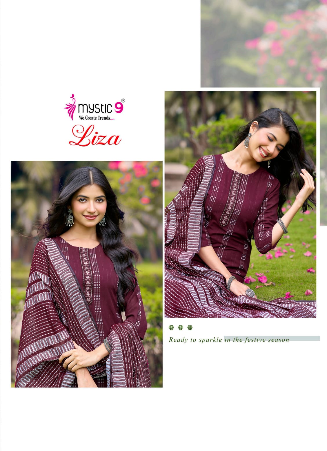 Mystic 9 Liza Vol 6 Cotton Salwar Kameez Catalog collection 13