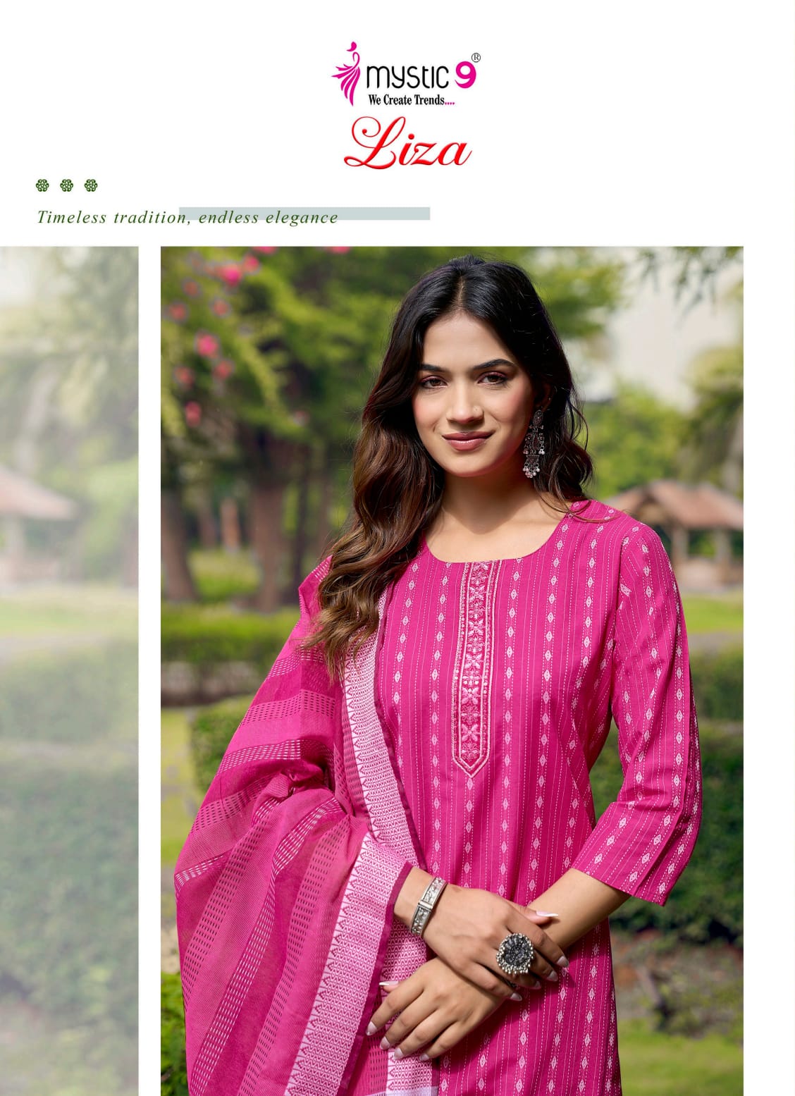 Mystic 9 Liza Vol 6 Cotton Salwar Kameez Catalog collection 14