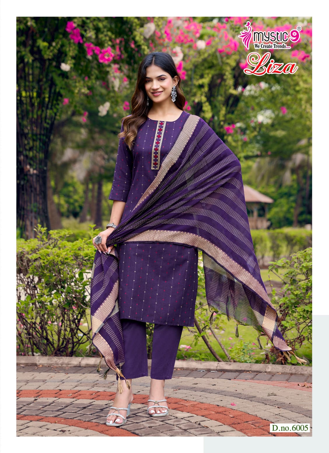 Mystic 9 Liza Vol 6 Cotton Salwar Kameez Catalog collection 12