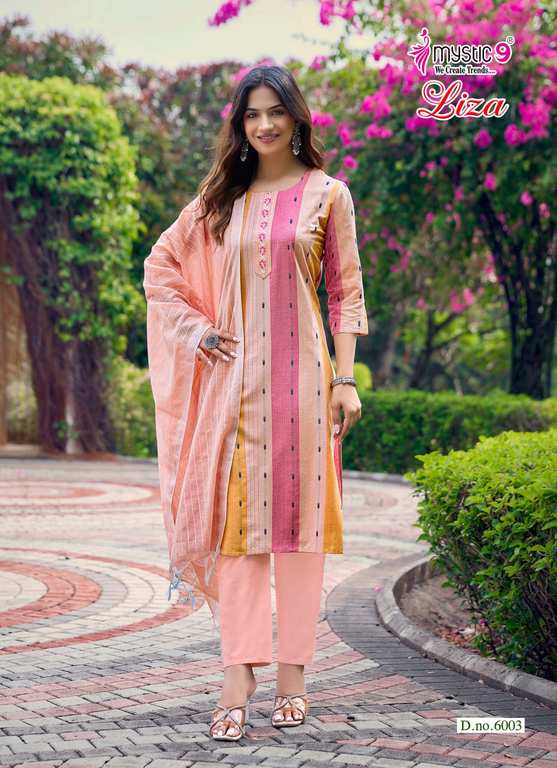 Mystic 9 Liza Vol 6 Cotton Salwar Kameez Catalog collection 15
