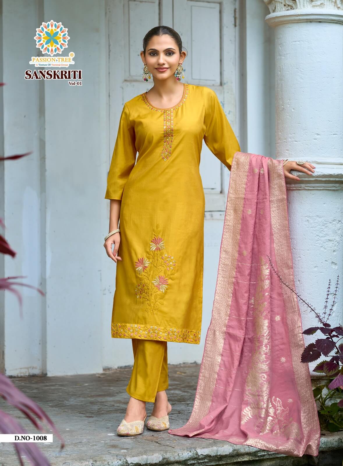 Passion Tree Sanskriti Embroidery Salwar Kameez Catalog collection 17