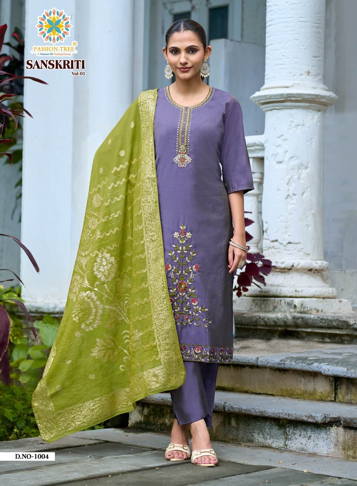 Passion Tree Sanskriti Embroidery Salwar Kameez Catalog collection 10
