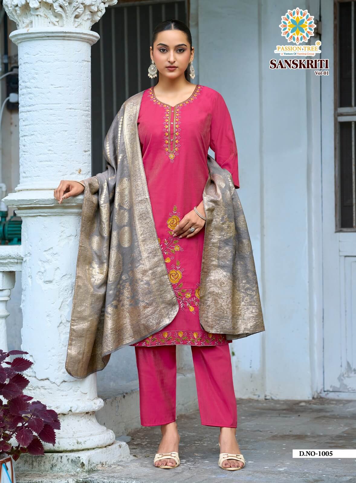 Passion Tree Sanskriti Embroidery Salwar Kameez Catalog collection 5