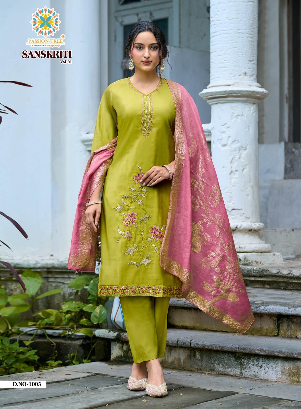 Passion Tree Sanskriti Embroidery Salwar Kameez Catalog collection 3