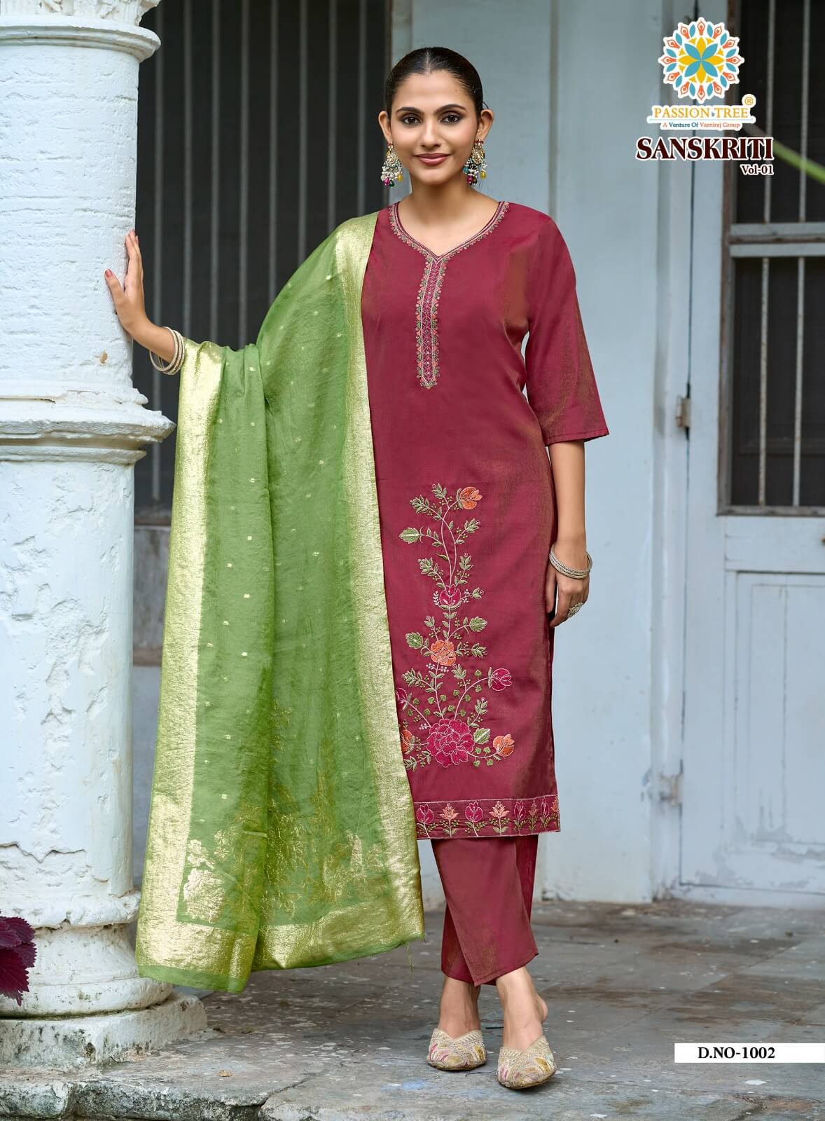 Passion Tree Sanskriti Embroidery Salwar Kameez Catalog collection 4