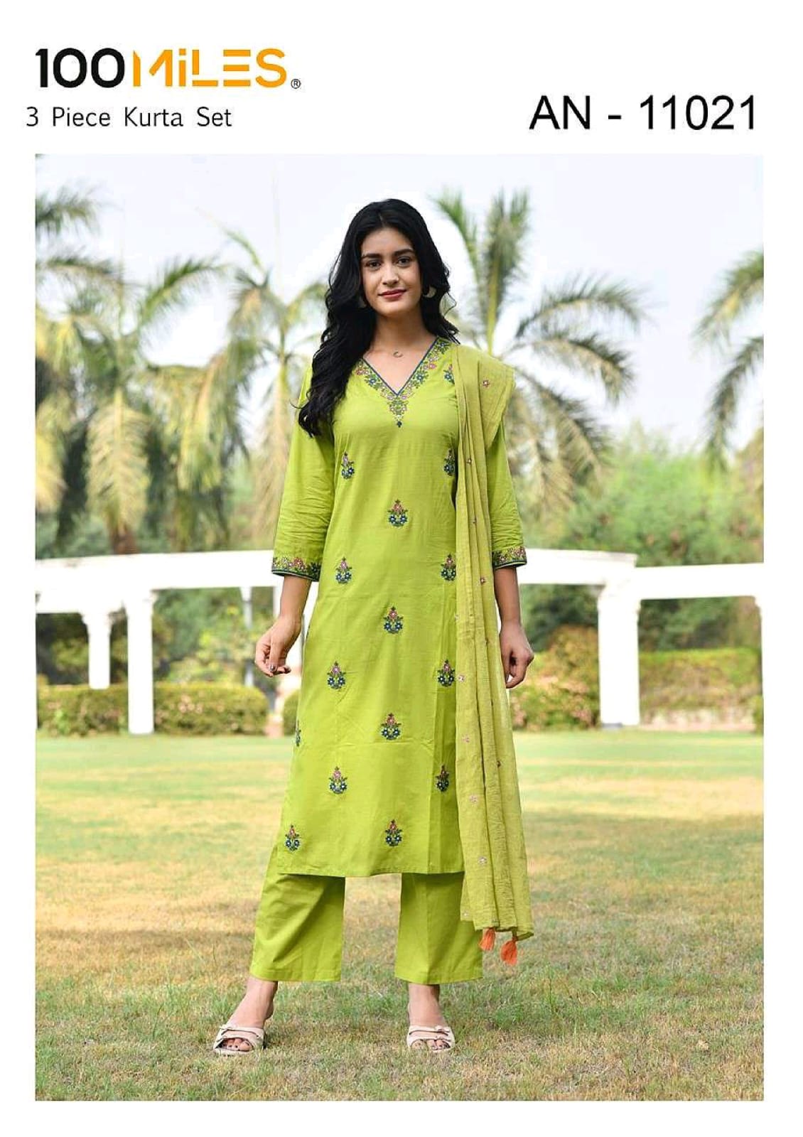 100 Miles Kurti AN11021 Readymade Dress Size Set collection 1
