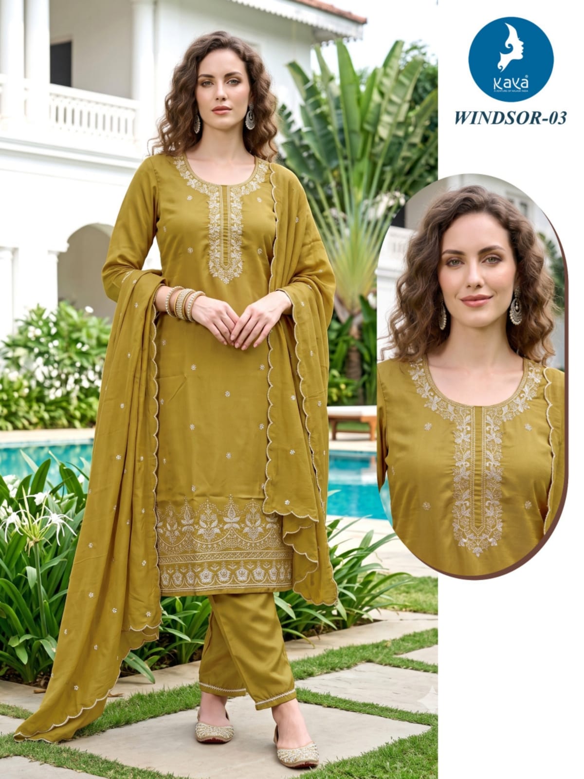Kaya Kurti Windsor Readymade Dress Size Set collection 4