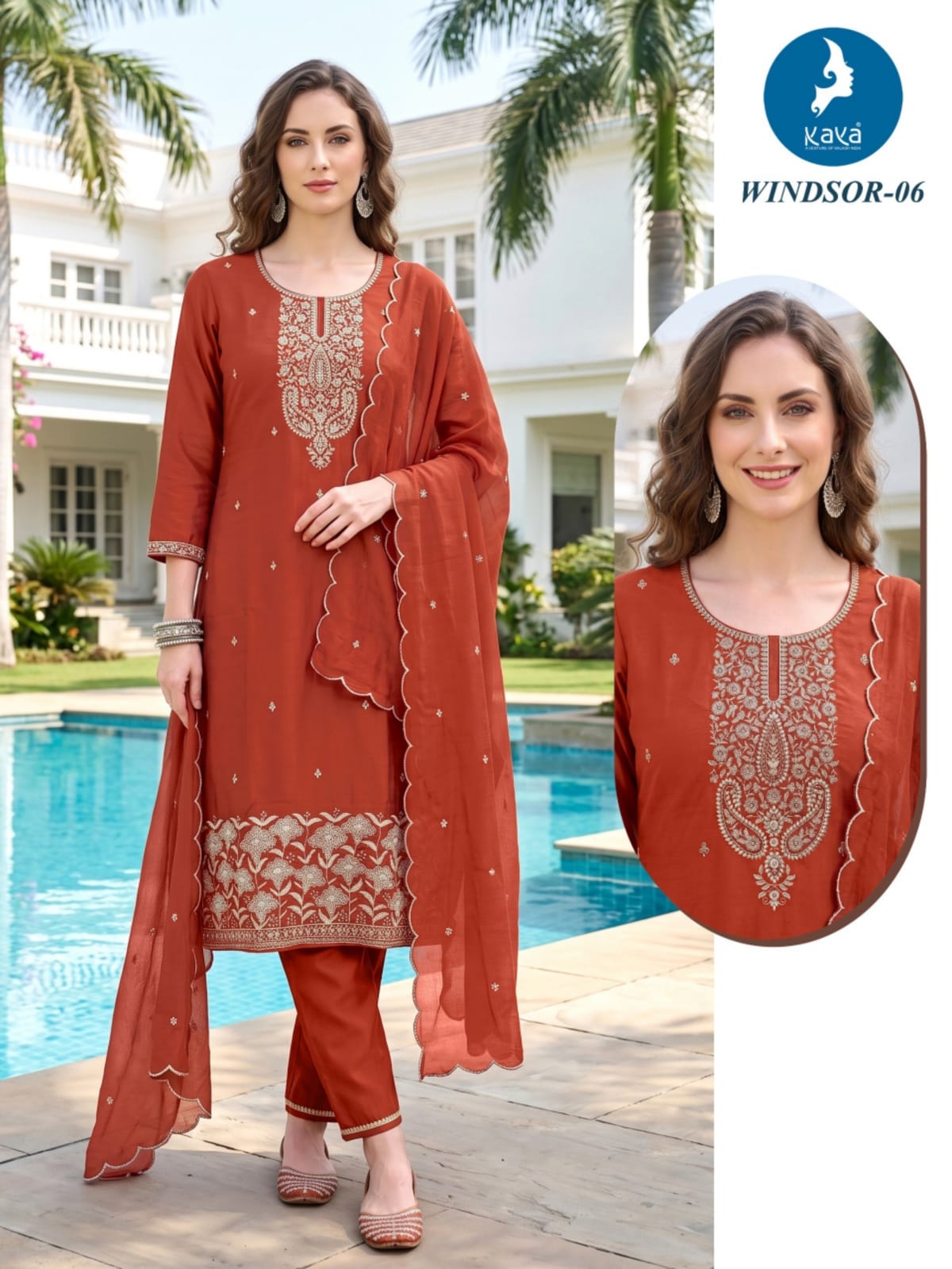 Kaya Kurti Windsor Readymade Dress Size Set collection 5