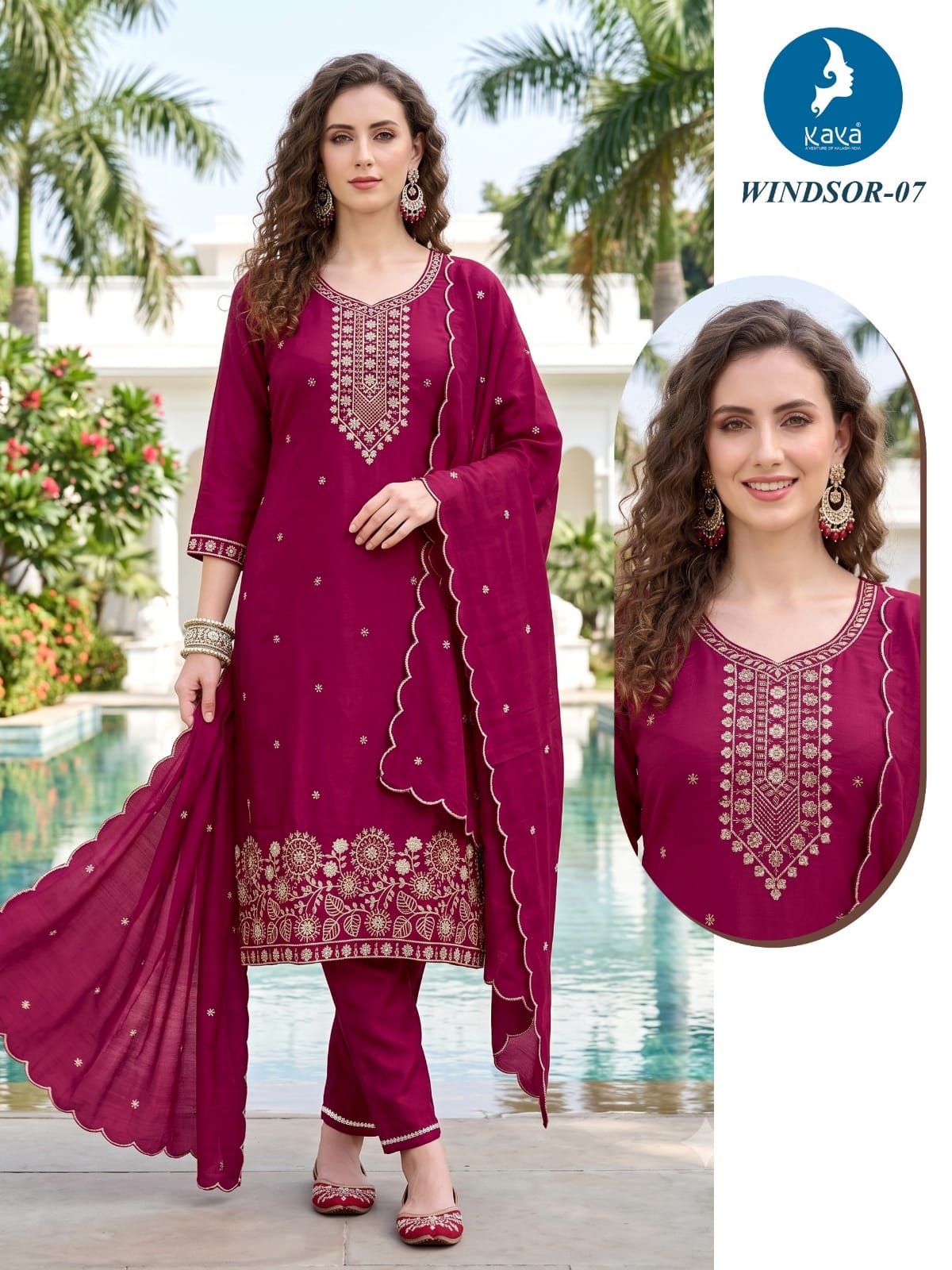 Kaya Kurti Windsor Readymade Dress Size Set collection 7