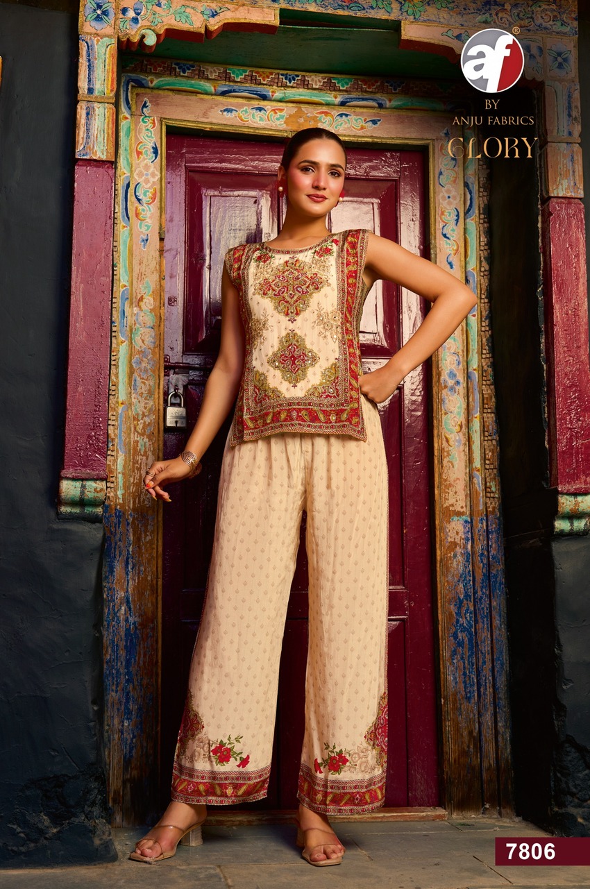 Anju Fabrics Glory Co Ord Set Catalog collection 7