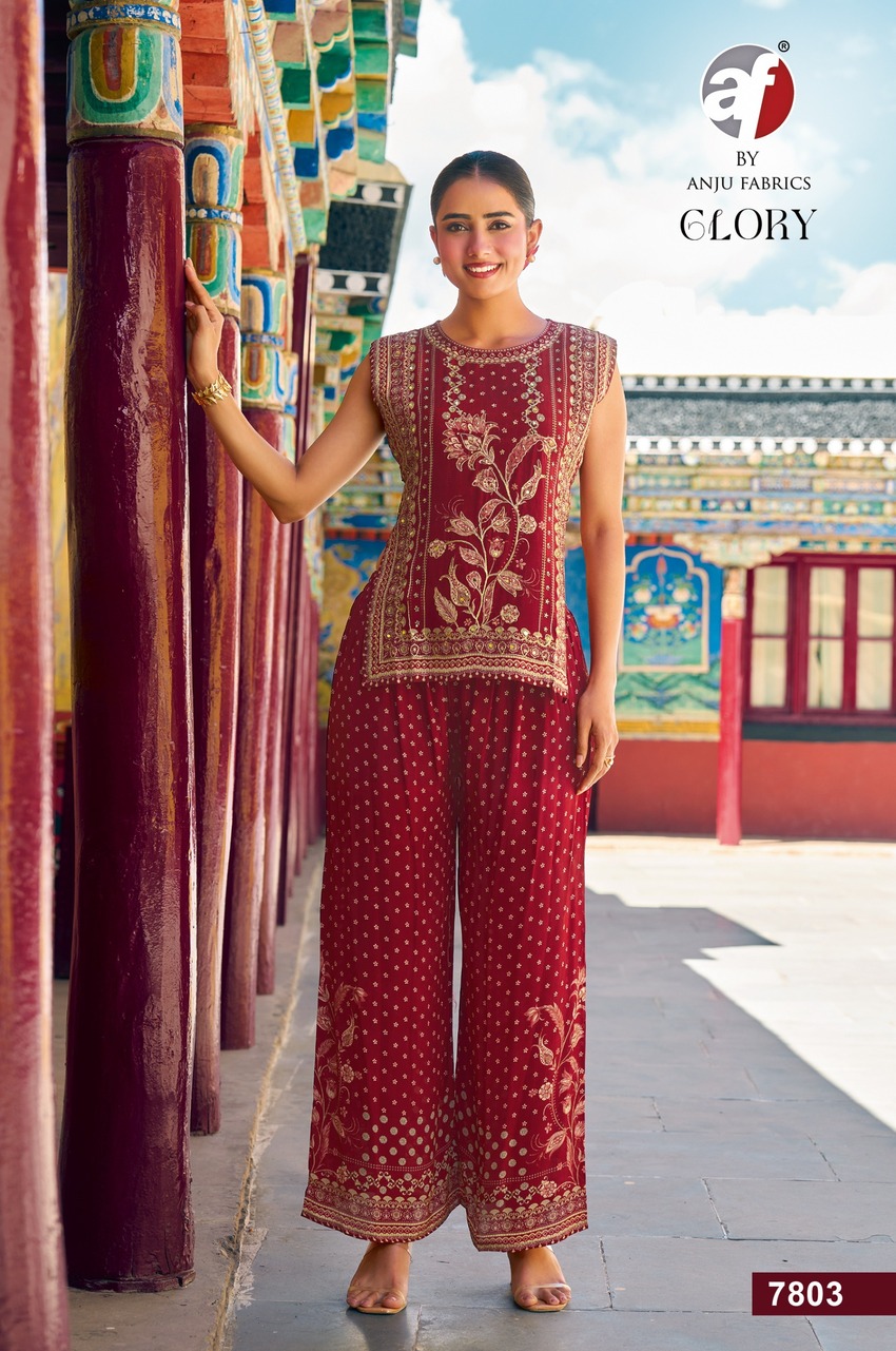 Anju Fabrics Glory Co Ord Set Catalog collection 4