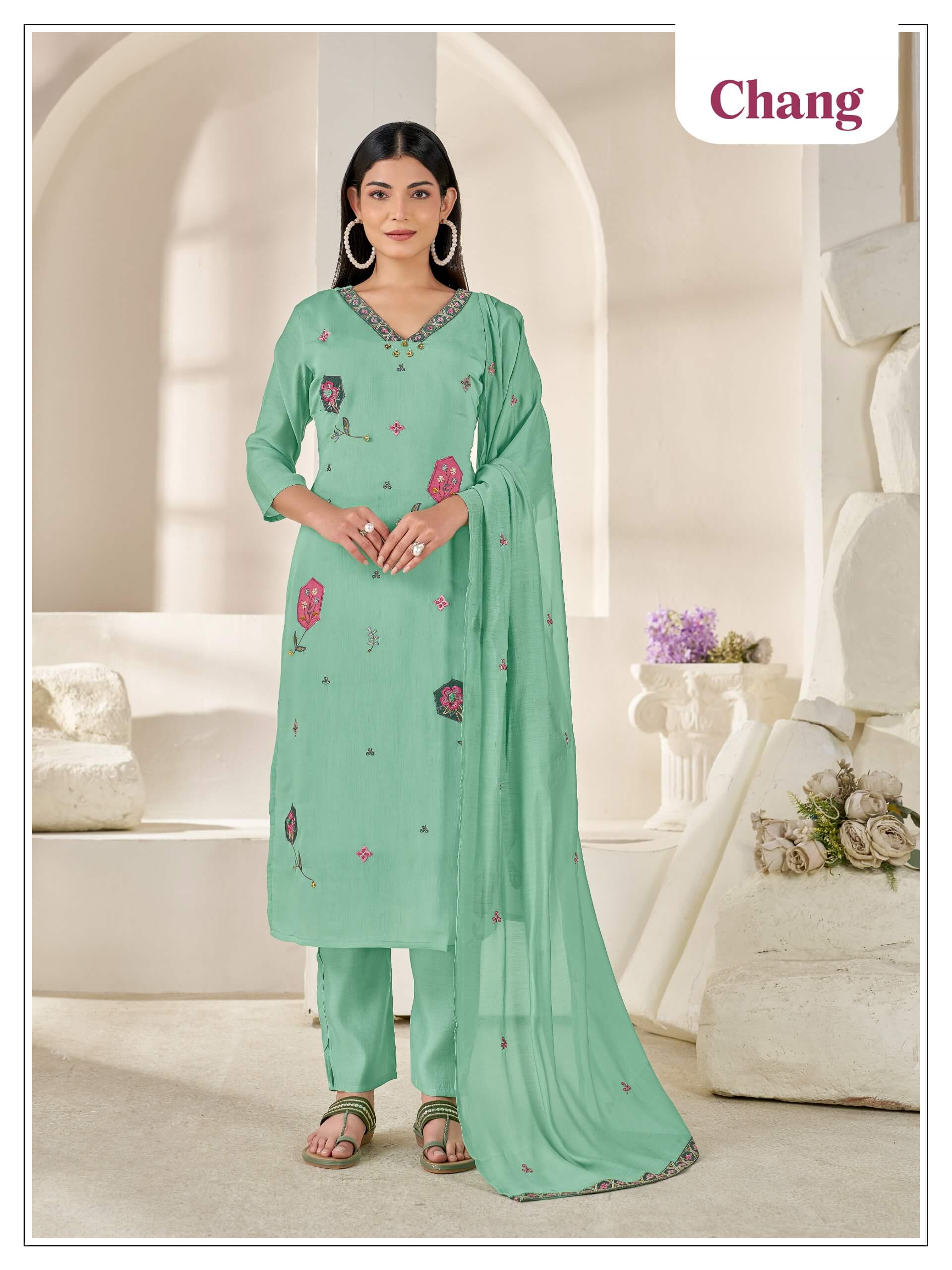 Aarvee Creation Chang Readymade Dress Size Set collection 5