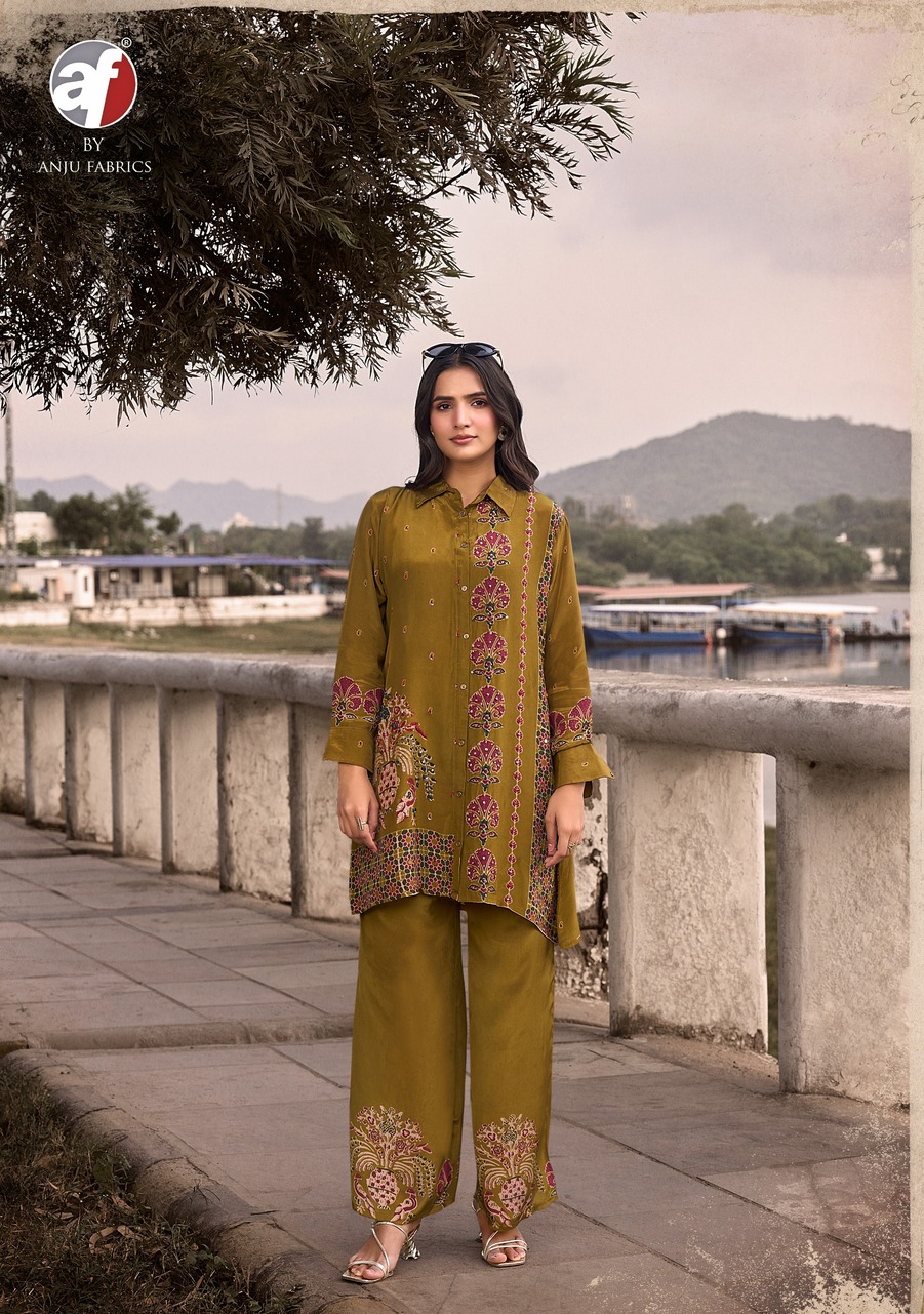 Anju Fabrics Fusion Vol 6 Western Wear Catalog collection 8