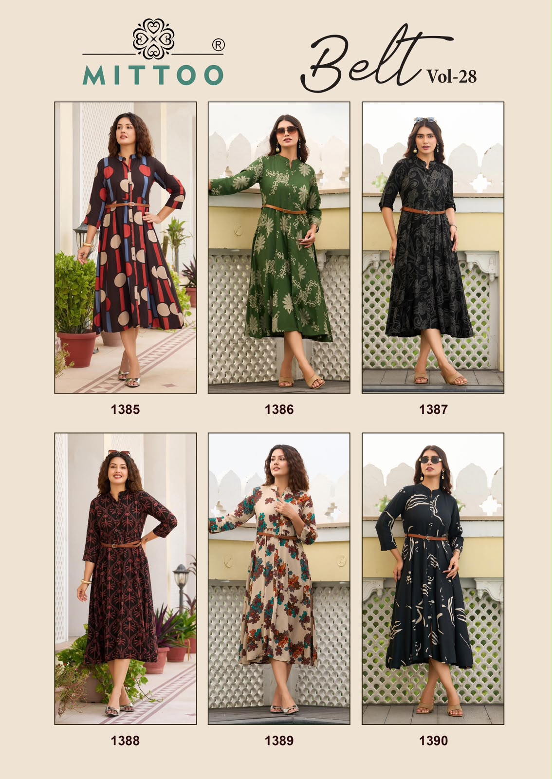 Mittoo Kurti Belt Vol 28 One Piece Dress Catalog collection 10