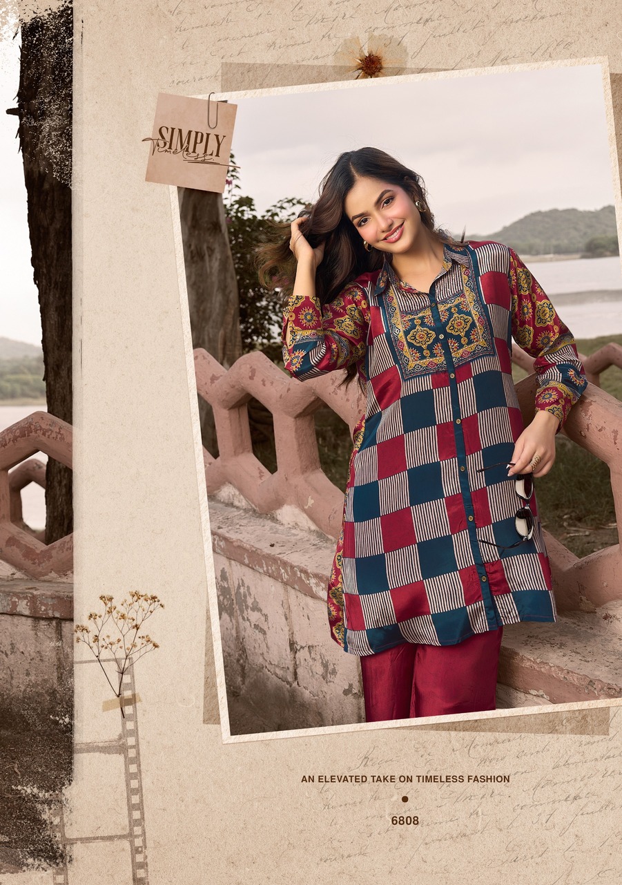 Anju Fabrics Fusion Vol 6 Western Wear Catalog collection 1