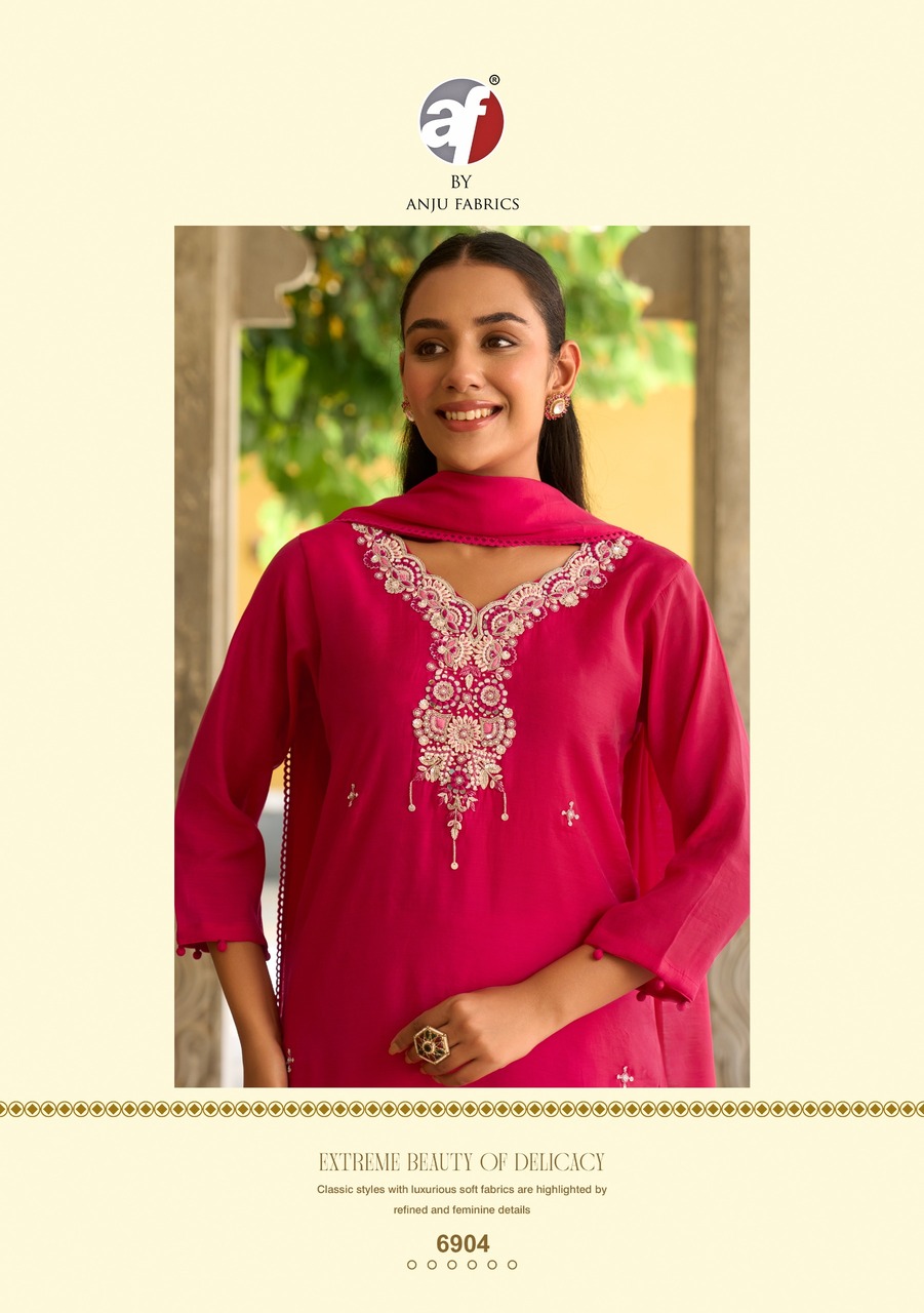 Anju Fabrics Mayra Vol 9 Readymade Dress Catalog collection 1