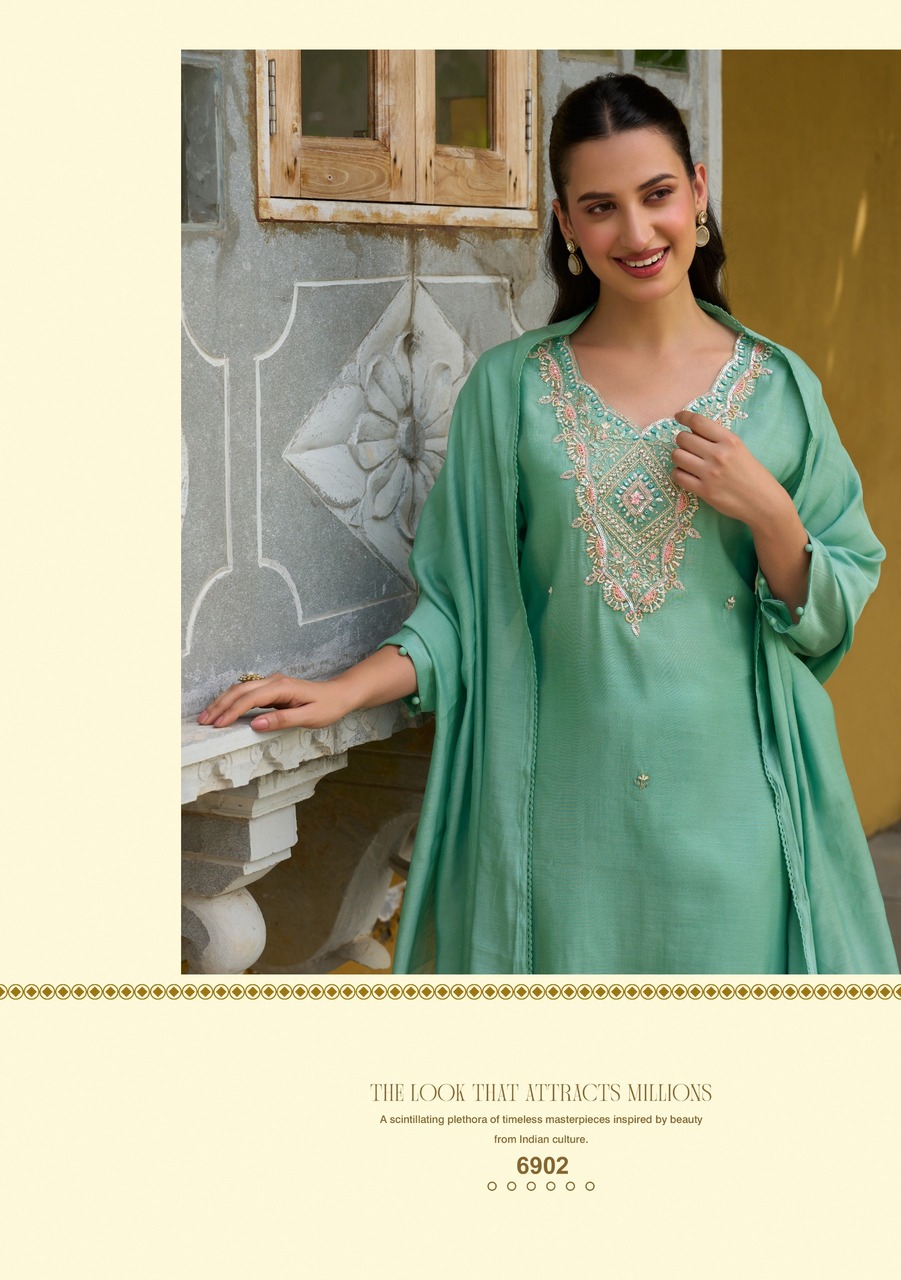 Anju Fabrics Mayra Vol 9 Readymade Dress Catalog collection 16