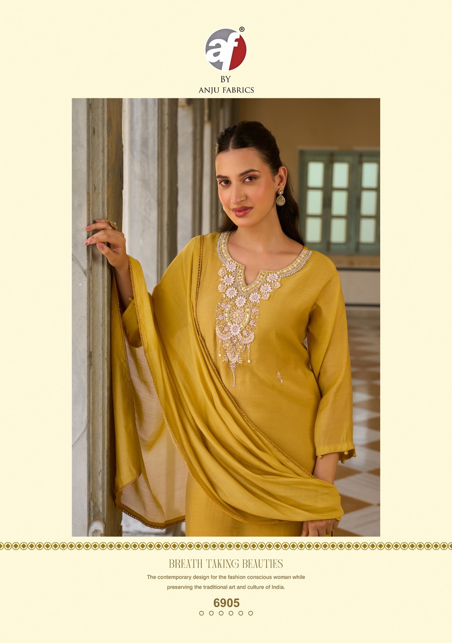 Anju Fabrics Mayra Vol 9 Readymade Dress Catalog collection 8