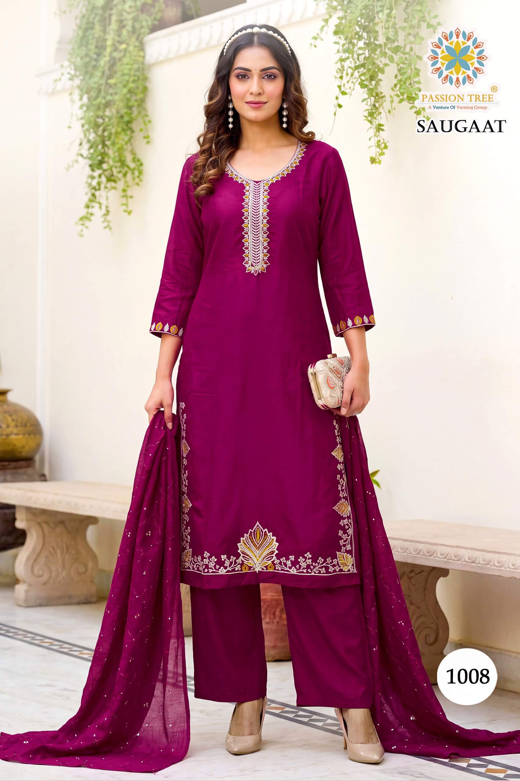 Passion Tree Saugaat Embroidery Salwar Kameez Catalog collection 1