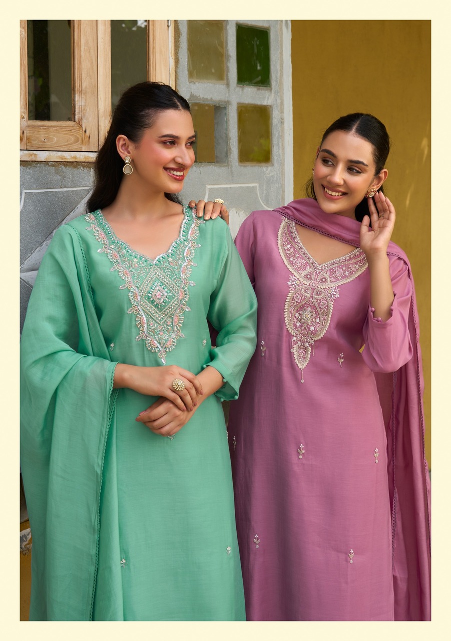 Anju Fabrics Mayra Vol 9 Readymade Dress Catalog collection 14