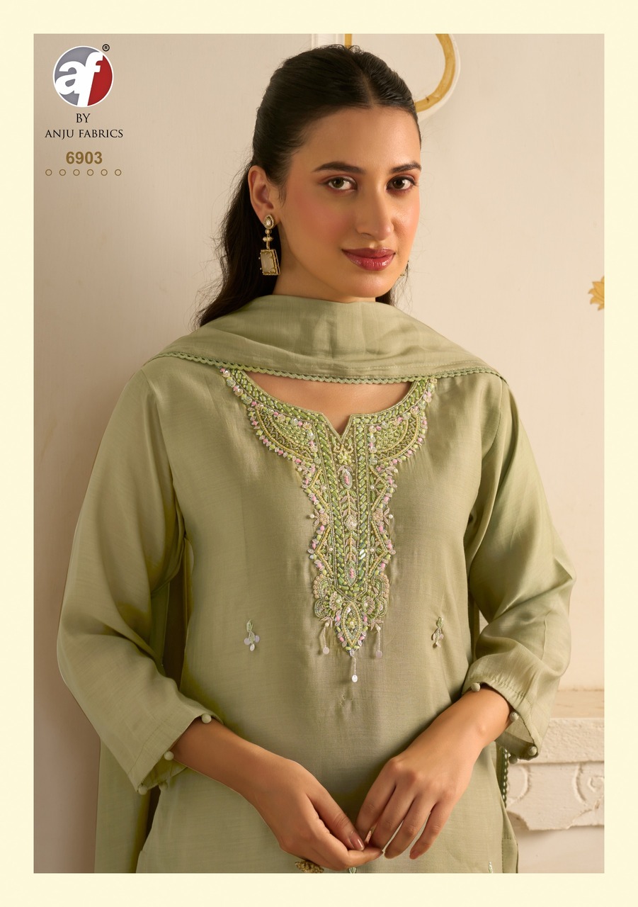 Anju Fabrics Mayra Vol 9 Readymade Dress Catalog collection 13